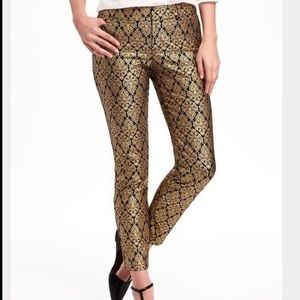 NWOT Old Navy Brocade Pixie Mid-Rise Pant